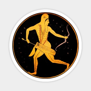 SCYTHIAN ARCHER Tondo Greek Attic Black Red Figure Magnet